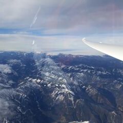 Flugwegposition um 11:44:04: Aufgenommen in der Nähe von Kapellen, Österreich in 3760 Meter